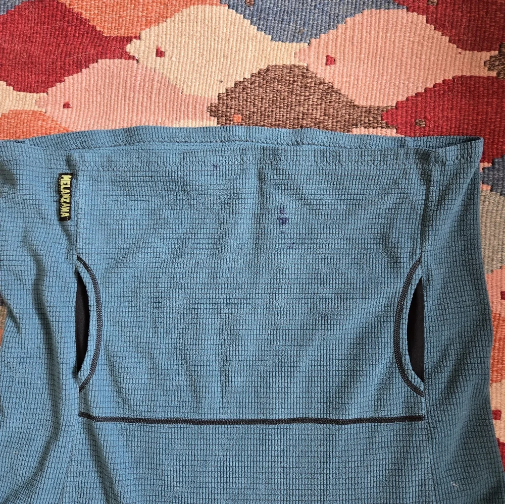 Melanzana Micro Grid Hoodie Marine Men's M - Picture 4 of 8